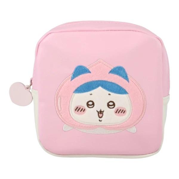 ちいかわピーチシリーズ スクエアポーチ ちいかわ ハチワレ うさぎ