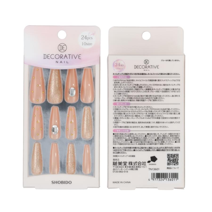 デコラティブネイル マグネットネイルチップ 24pcs 10size 24Nail Tips