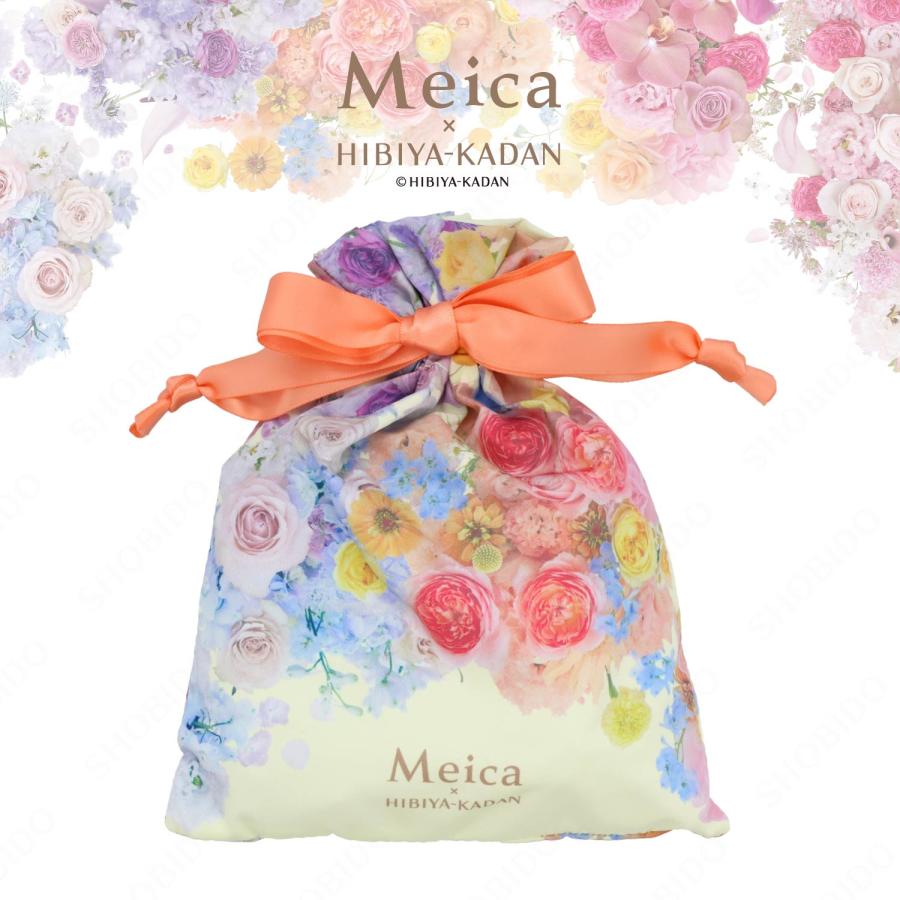 Meica 日比谷花壇コラボ ハンドクリーム ネイルオイル リップ ポーチ