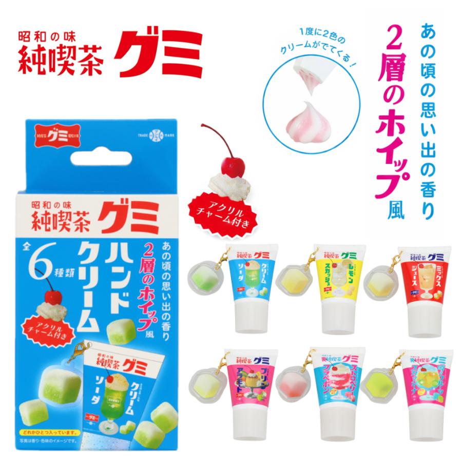 純喫茶グミ シークレット2層ホイップハンドクリーム 2色のホイップ