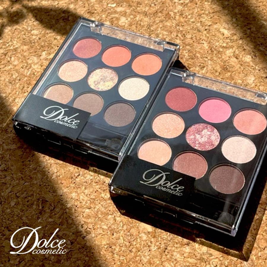 ドルチェコスメティック 9色カラーパクト アイシャドウ パレット アイ