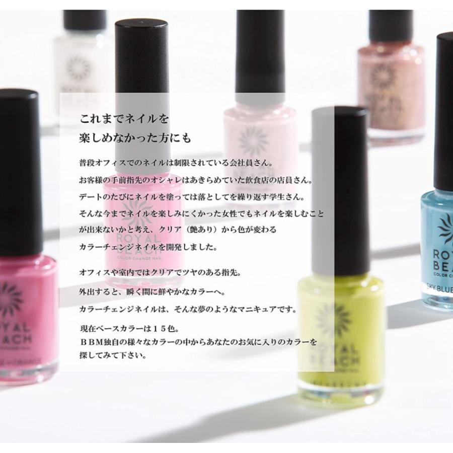 ロイヤルビーチ カラーチェンジネイル マニュキュア セルフネイル