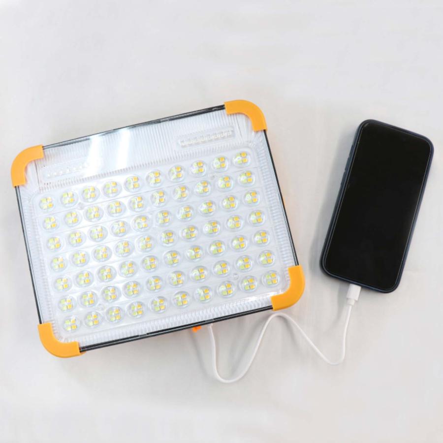 モバイルチャージソーラーパネルライト ソーラーライト 充電式LED
