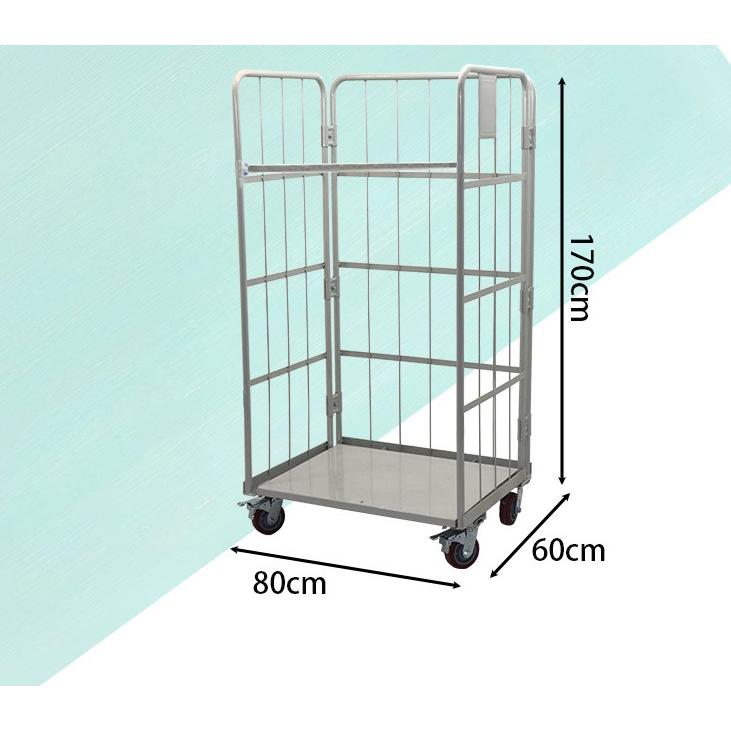 カゴ台車 w800×d600×h1700 w850×d650×h1700 パレット 耐荷重500kg