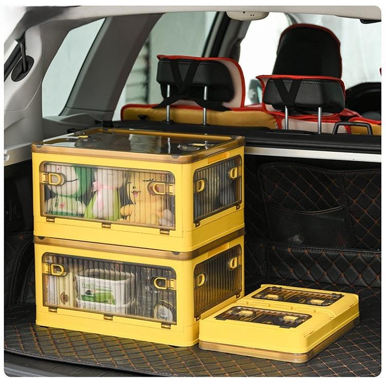 収納ボックス 折りたたみ コンテナボックス 5面開閉 衣装ケース 大容量 キャスター付き 押し入れ収納 蓋付き 積み重ね可能 衣類 布団  収納ケース 組み立て簡単 |  | 13