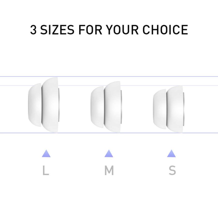 AirPods pro イヤーチップ イヤーピース シリコン製 S M L AirPods pro イヤーチップ イヤーピース シリコン製 S M L