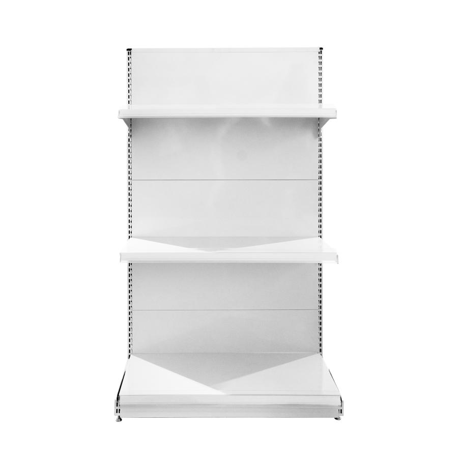 楽棚 店舗用 陳列什器 ゴンドラ什器 FO H1500-W900(棚板付き 楽棚 店舗用 陳列什器 ゴンドラ什器 FO H1500-W900(棚板付き