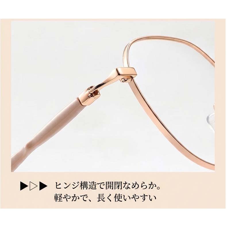 バレない老眼鏡 + 3点セットプレゼント リーディンググラス 携帯用 軽量 度数+1.00〜 レディース 女性 軽い 疲れない  母の日 おしゃれ スリム 40代 50代 60代 |  | 13