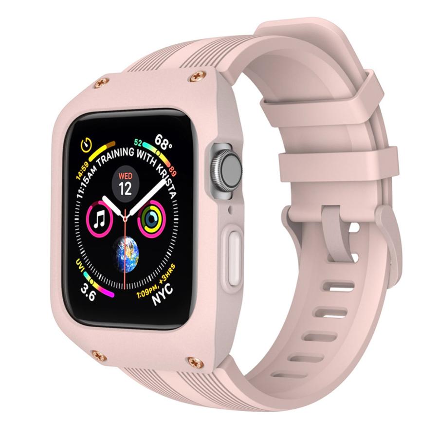 耐衝撃 アップルウォッチ カバー&バンド 44mm用 apple watch