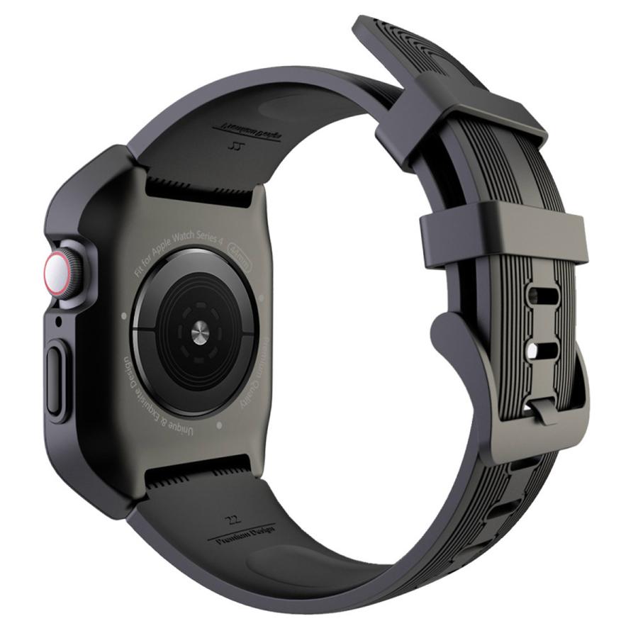 耐衝撃 アップルウォッチ カバー&バンド 44mm用 apple watch