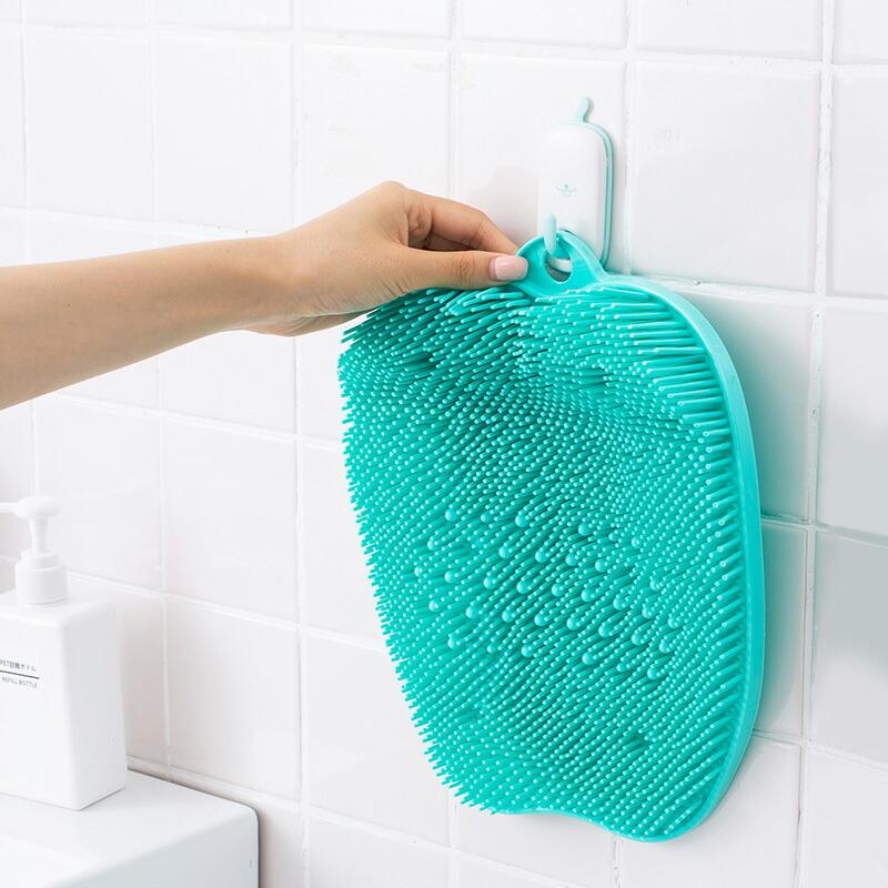 フットケア フットブラシ 研磨剤不使用 YWSC-23185 角質ケア 足洗いマット 女性用