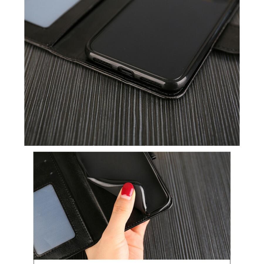 iPhone 手帳スマホケース K'try カード収納付き 携帯ケース 手帳型