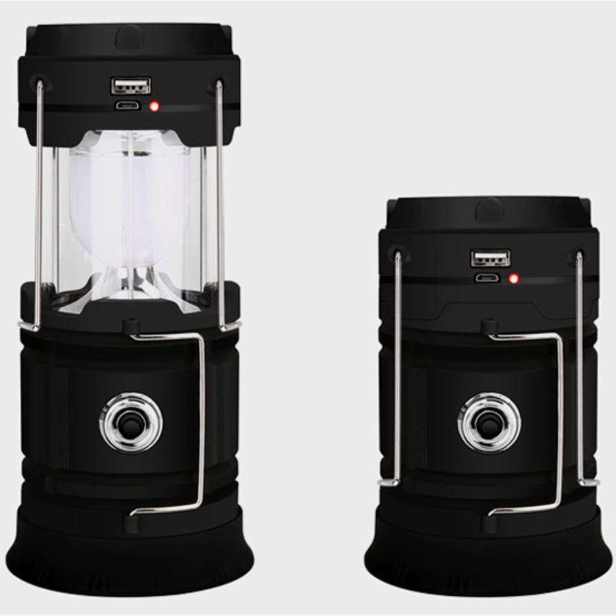 ソーラー充電＆充電式LEDランタン 5803 蓄電 充電式ランタン LED