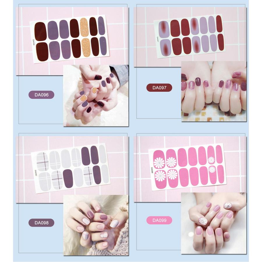 Four. 貼るだけネイルシール DA ジェルネイル ネイルアート セルフ