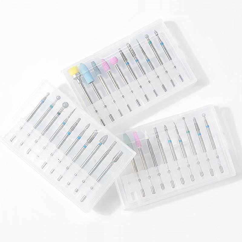 Four. ネイルビット 10本セット gj0286 ネイルマシン ネイルドリル