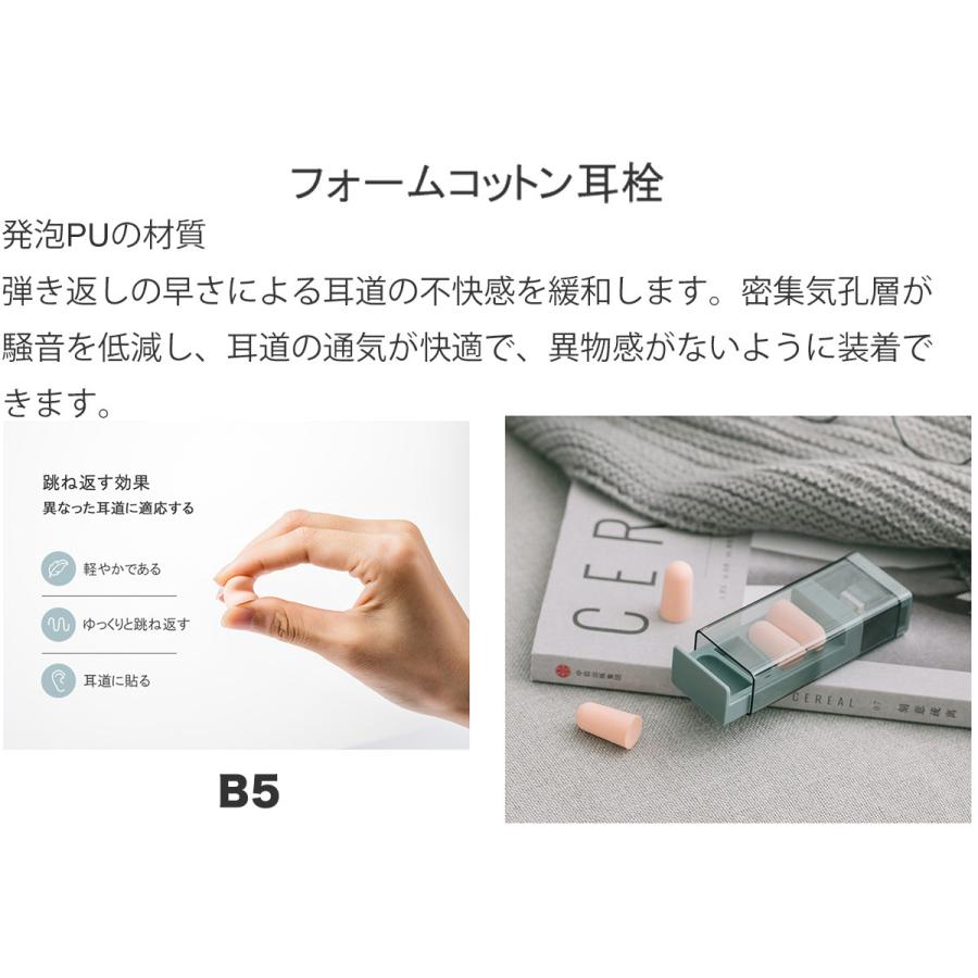 耳栓 Earplug ハードケース付き PT 睡眠 遮音 高機能 シリコン いびき