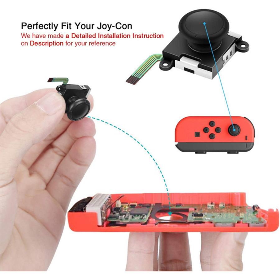 16in1 Switch 修理キット 任天堂スイッチ JOY-CON スティック 修理交換
