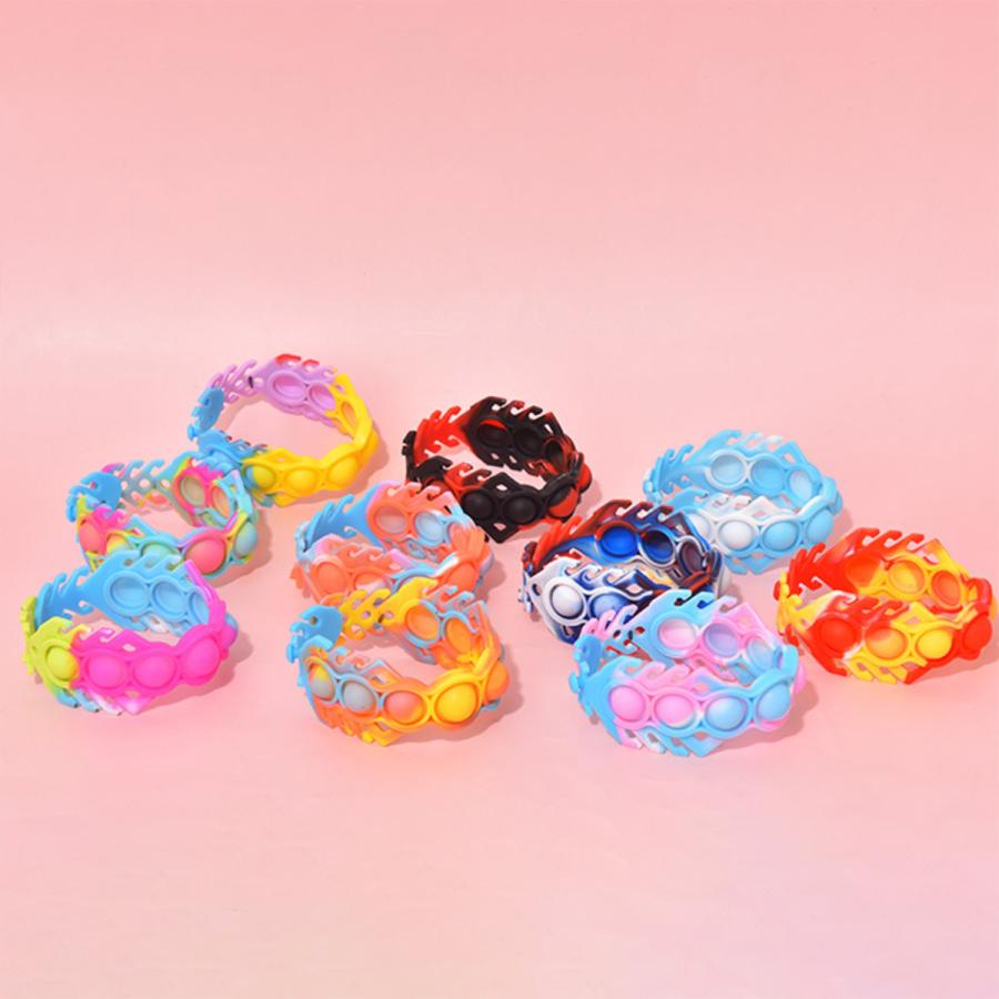 プッシュポップ ブレスレット バブル ストレス解消グッズ スクイーズ