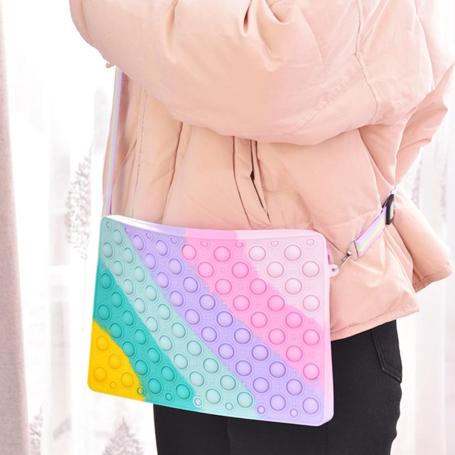 ショルダーバッグ プッシュポップ バブル バッグ スクイーズ玩具 肩掛け バッグ Amazon | 肩掛けバッグ プッシュポップ バブル バッグ