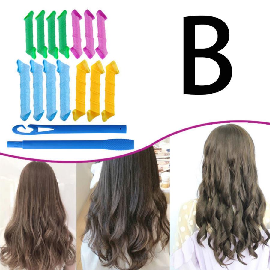 寝グセカールヘア 巻き髪 パーマ ヘアアイロン ドライヤー カール