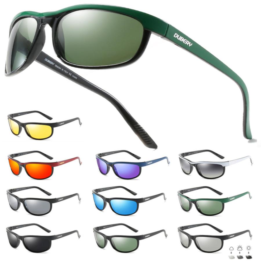 スポーツサングラス D2027 偏光 メンズ レディース UVカット スポーツ