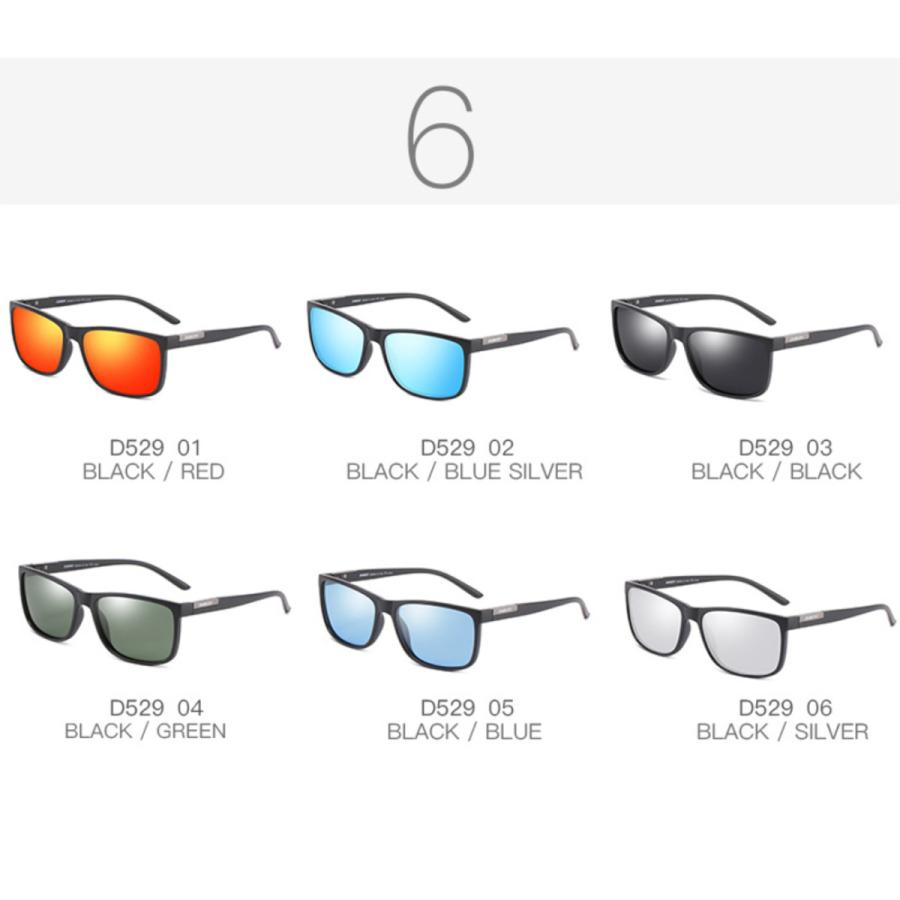 サングラス D529 メンズ レディース UVカット スポーツ 薄い色 偏光
