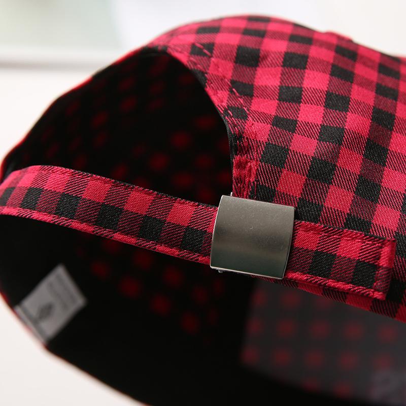 fti キャップ ギンガムチェック ギンガムチェック ロゴキャップ CAP チェック ロゴ入り 帽子 日除け