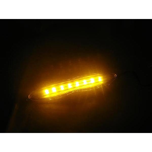 MYCARR 汎用 LED サイドマーカー(アンバー) 楕円 SJ-668E|garage-daiban|03