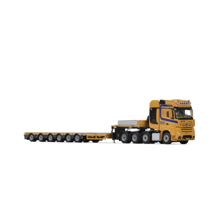 WSI 1/50 Mercedes Benz Actros MP4 SLT Gigaspace Lowloader 