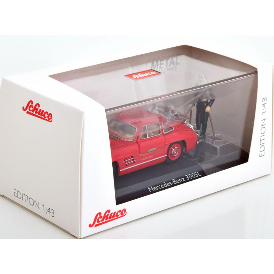 シュコー（Schuco） Schuco 1/43 Mercedes Benz 300 SL レッド