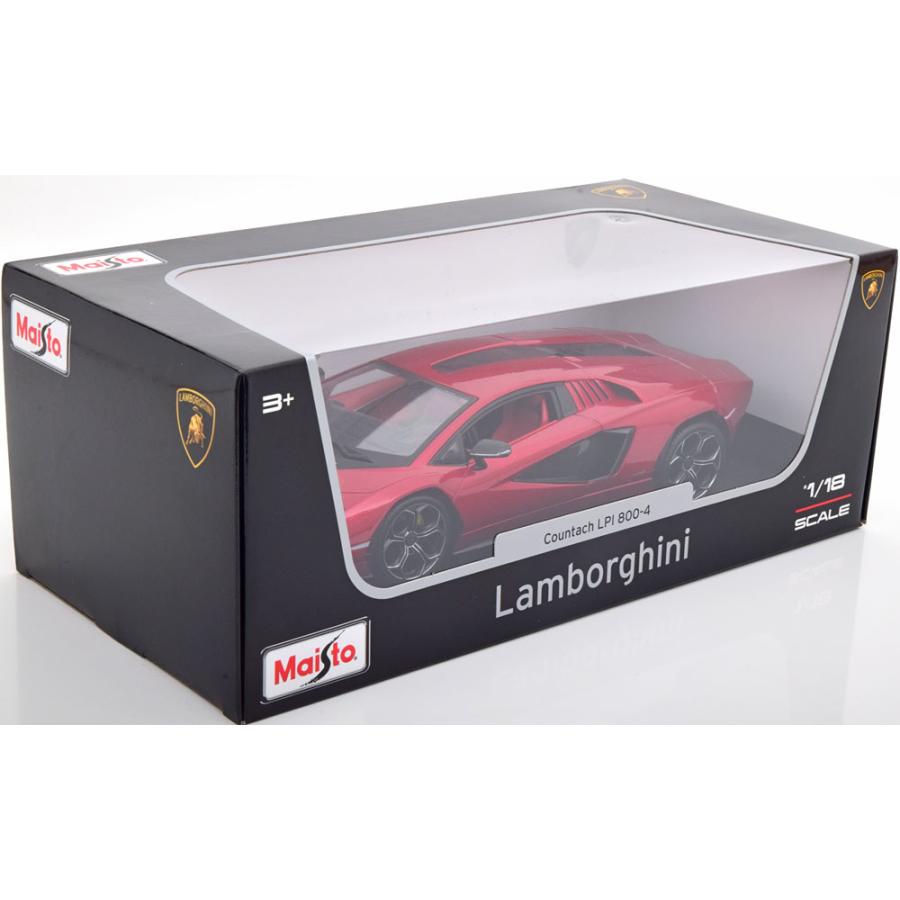 マイスト MAISTO 1/18 Lamborghini Countach LPi 800-4 レッド マイスト MAISTO 1/18 Lamborghini Countach LPi 800-4 レッド