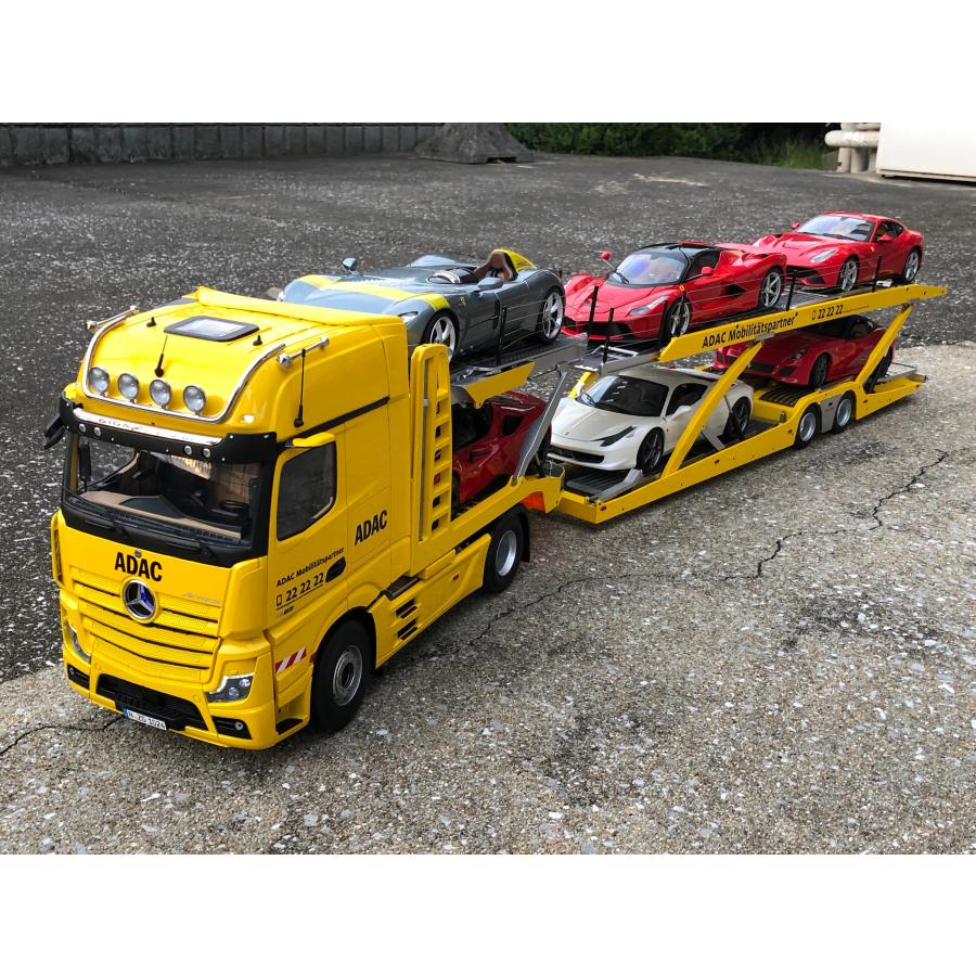 限定品 NZG 1/18 Mercedes Benz Actros Gigaspace + Lohr car 限定品 NZG 1/18 Mercedes Benz Actros Gigaspace + Lohr car