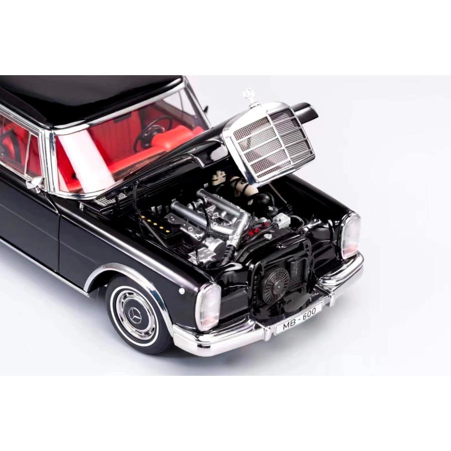 NZG 1/18 Mercedes Benz 600 Pullman W100 1968-1980 black メルセデス