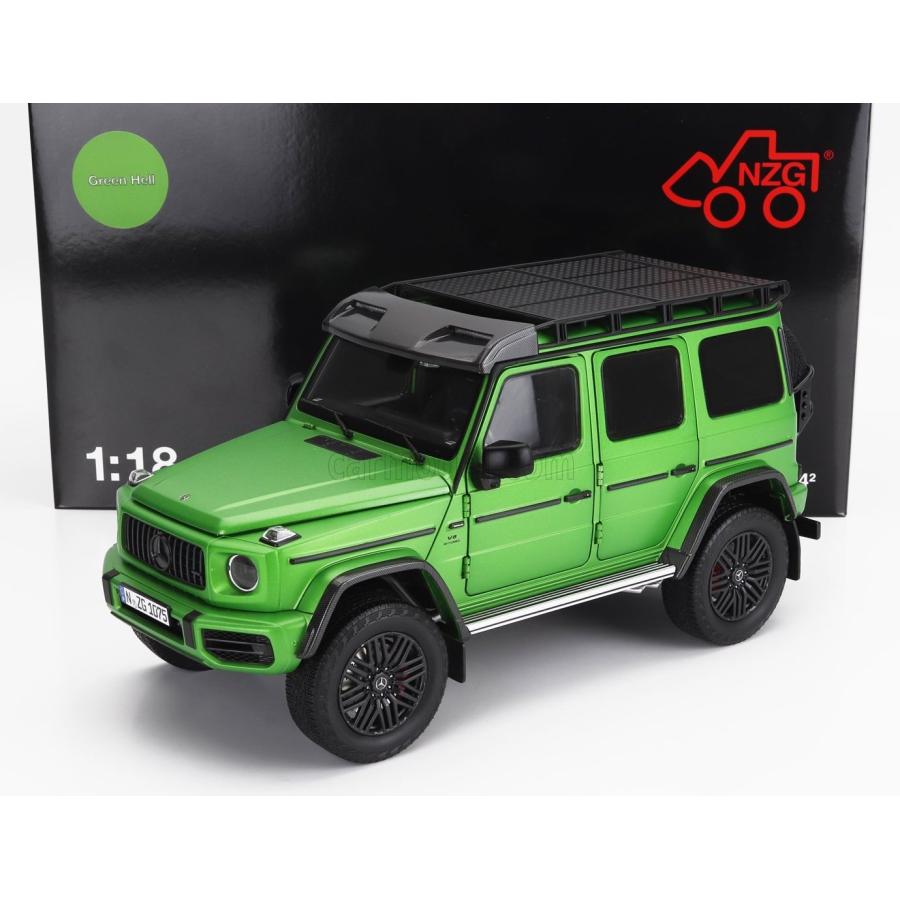 NZG 1/18 Mercedes Benz G63 W163 4x4 AMG 2023 HELL GREEN MAGNO