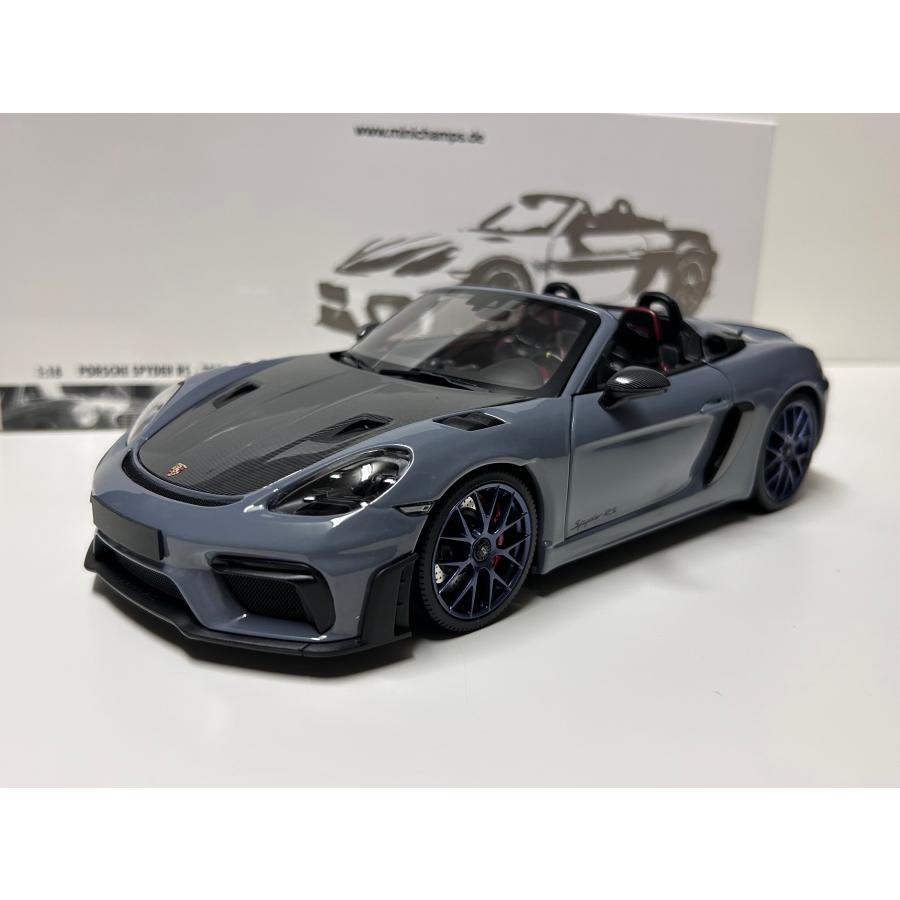 ミニチャンプス minichmaps 1/18 Porsche 718 Spyder RS Weissach-pkg