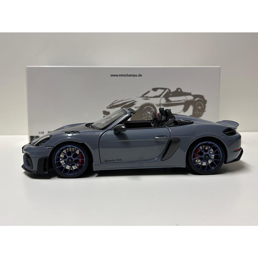 ミニチャンプス minichmaps 1/18 Porsche 718 Spyder RS Weissach-pkg