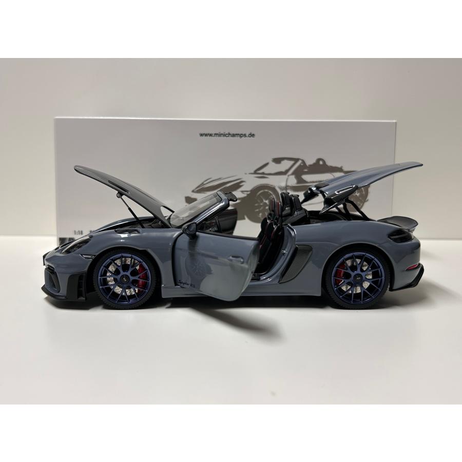 ミニチャンプス minichmaps 1/18 Porsche 718 Spyder RS Weissach-pkg