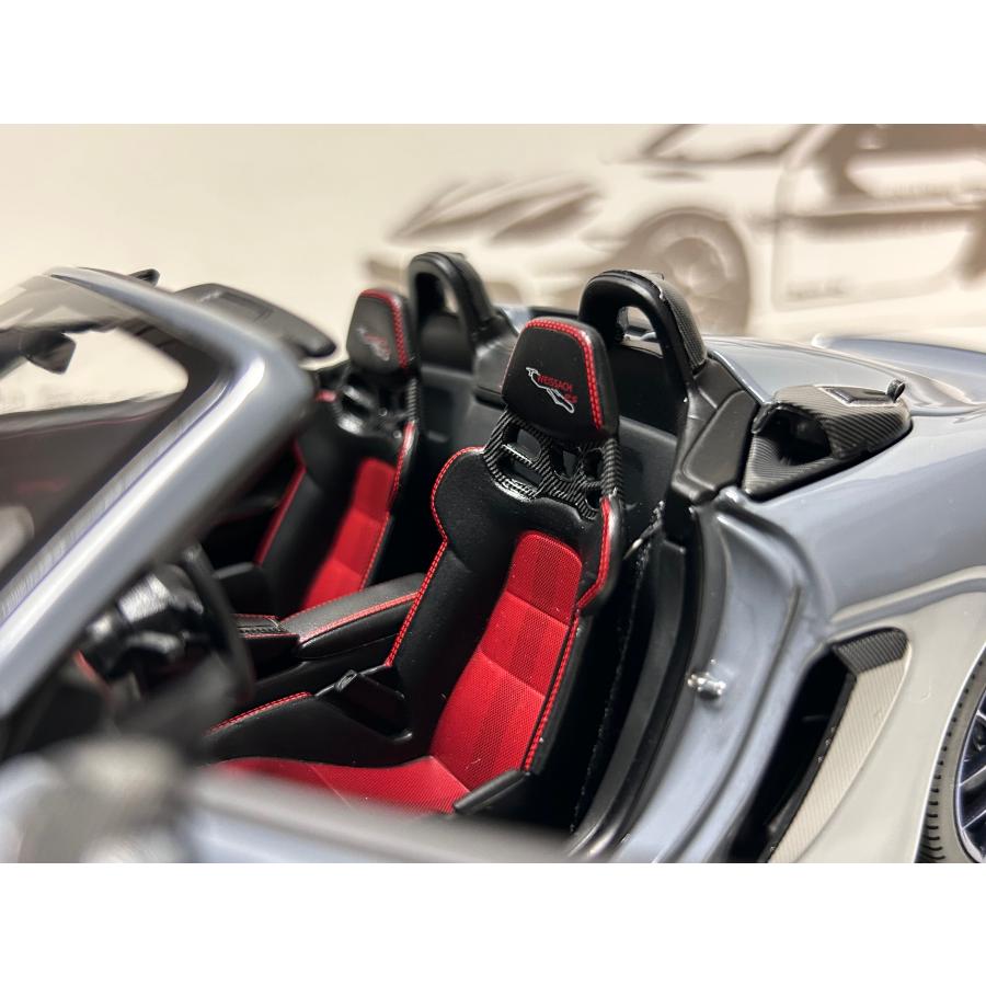 ミニチャンプス minichmaps 1/18 Porsche 718 Spyder RS Weissach-pkg
