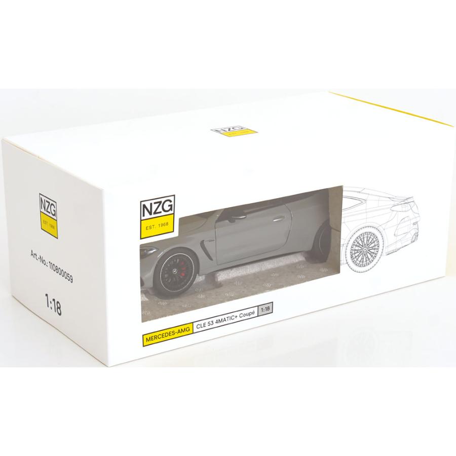 NZG 1/18 Mercedes Benz AMG CLE 53 Coupe 2024 ALPIN GREY メルセデス