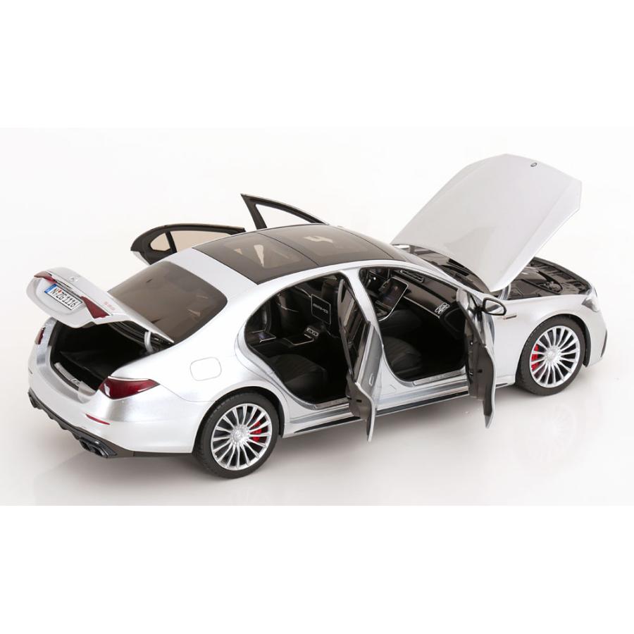 NZG 1/18 Mercedes Benz AMG S63 E Performance HIGHTECH SILVER