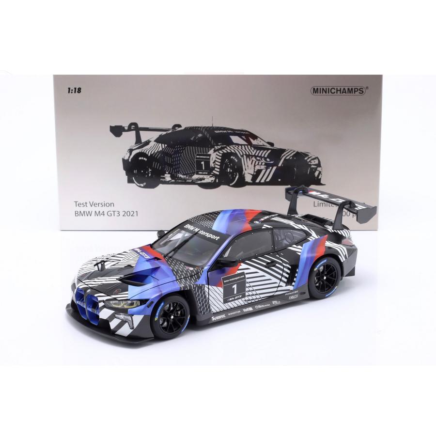 ミニチャンプス minichamps 1/18 BMW M4 GT3 #1 Testcar 2021 BMW