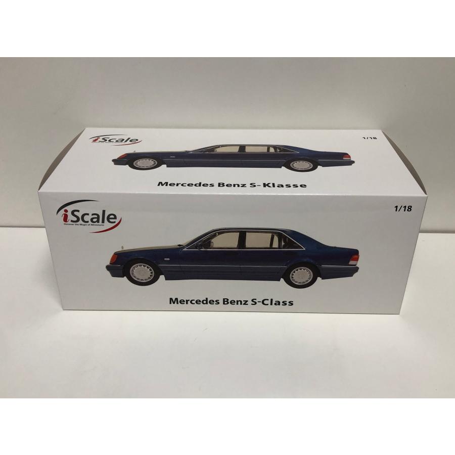 iScale iScale 1/18 Mercedes Benz S500 (W140) year 1994-98 azurit