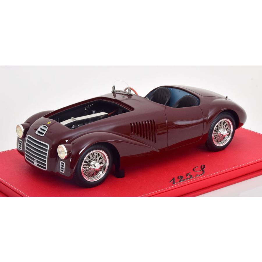 1/12 VIP Scale Models Ferrari 125S Roadster 1947 ダークレッド