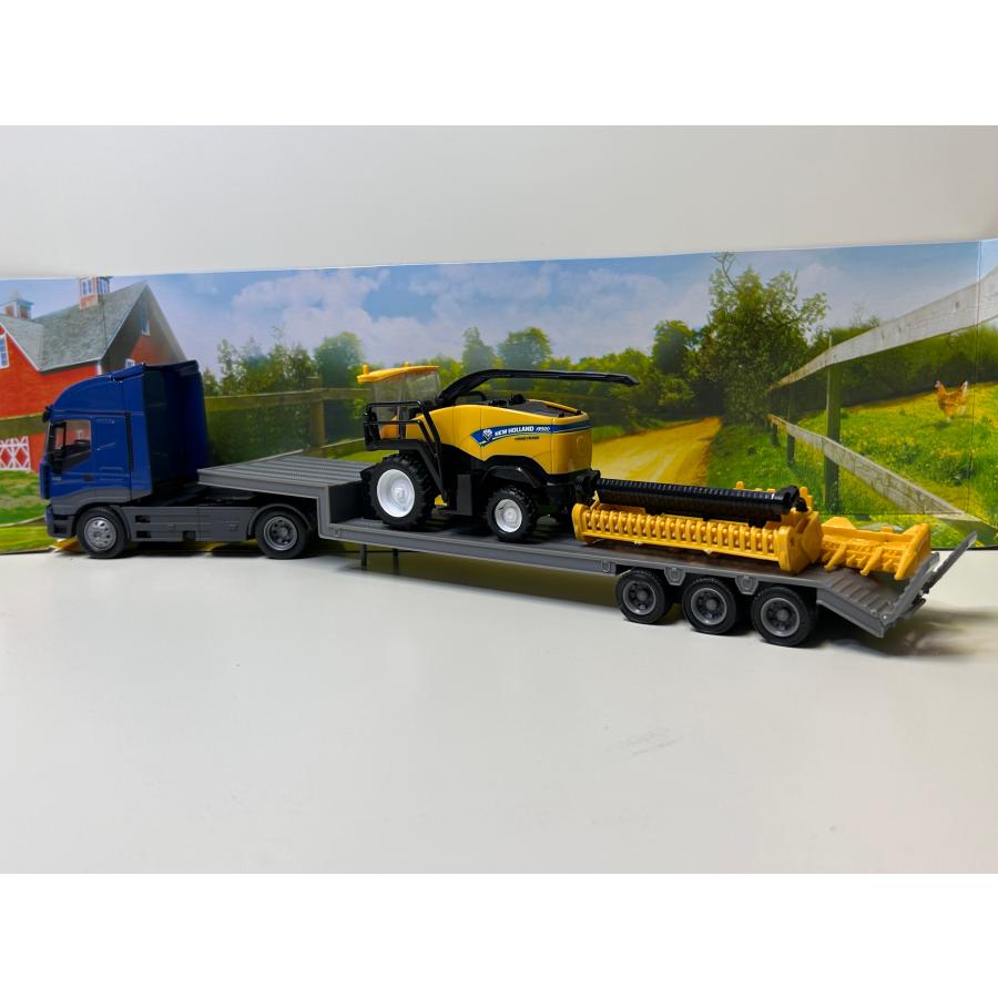 NEWRAY 1/43 IVECO FIAT STRALIS 540 WITH NEW HOLLAND FR920
