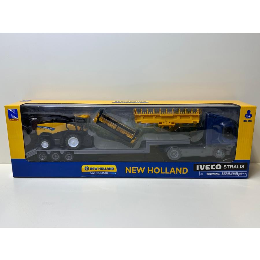 NEWRAY 1/43 IVECO FIAT STRALIS 540 WITH NEW HOLLAND FR920