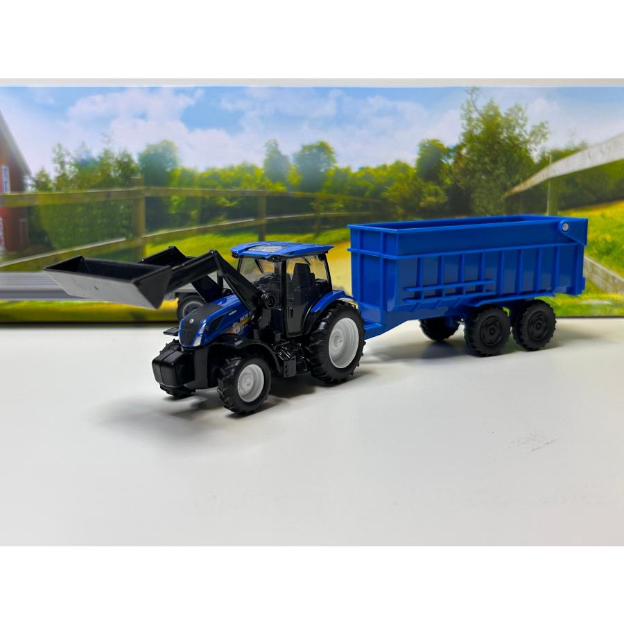 NEWRAY 1/43 IVECO FIAT STRALIS 540 NEW HOLLAND T6.175 TRACTOR +