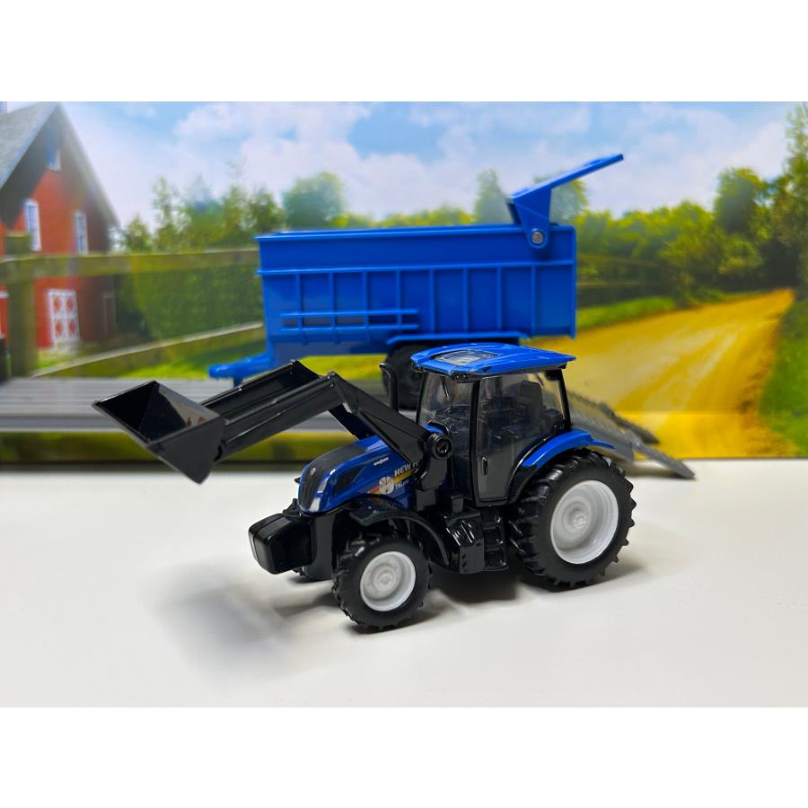 NEWRAY 1/43 IVECO FIAT STRALIS 540 NEW HOLLAND T6.175 TRACTOR +