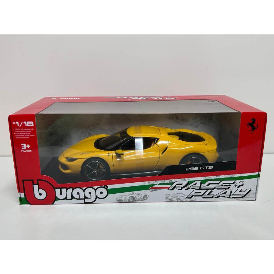 Bburago（ブラーゴ） Burago 1/18 Ferrari 296 GTB イエロー