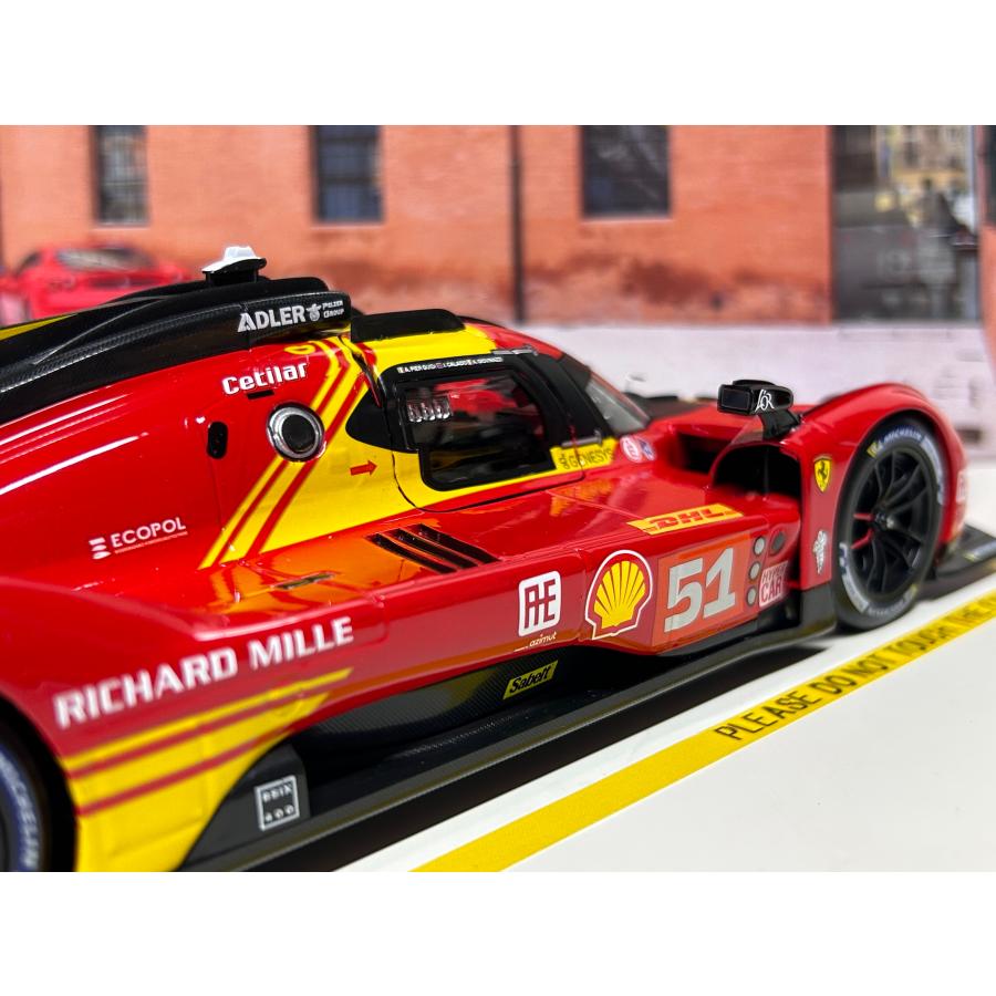 Bburago Burago 1/18 Ferrari 499P #51 WEC Qatar 2024 Calado Bburago Burago 1/18 Ferrari 499P #51 WEC Qatar 2024 Calado
