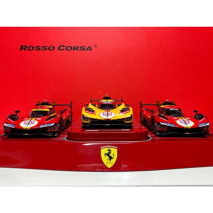 Bburago Burago 1/18 Ferrari 499P #83 WEC Qatar 2024 Kubica Bburago Burago 1/18 Ferrari 499P #83 WEC Qatar 2024 Kubica